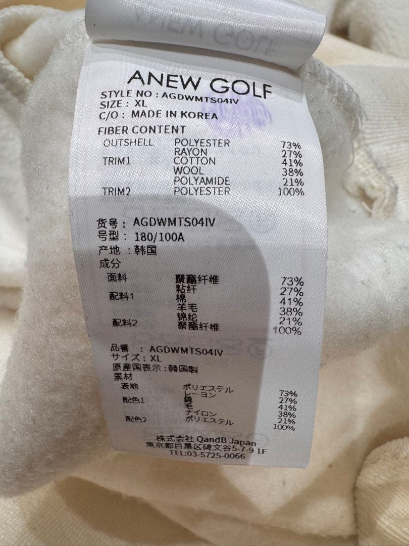 ゾーマ 希少モデル!美USED ANEW GOLF メンズ マイクロフリー