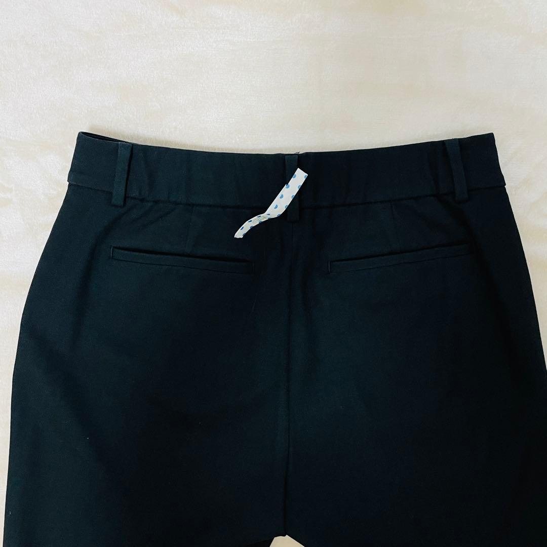 PLST パンツスーツ セットアップ カラーレスジャケット おまけコサージュ付き