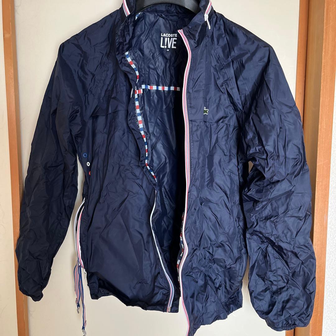 新品未着用　LACOSTE LIVE ネイビー ジャケット 46