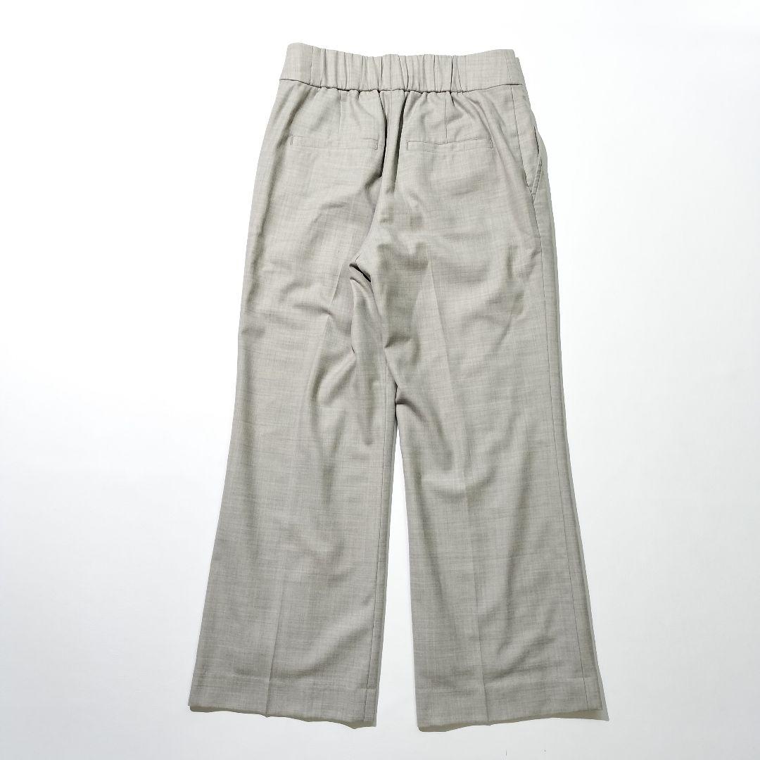 美品 グリーンレーベルリラクシング ノーカラー ジャケット ワイドパンツ 38