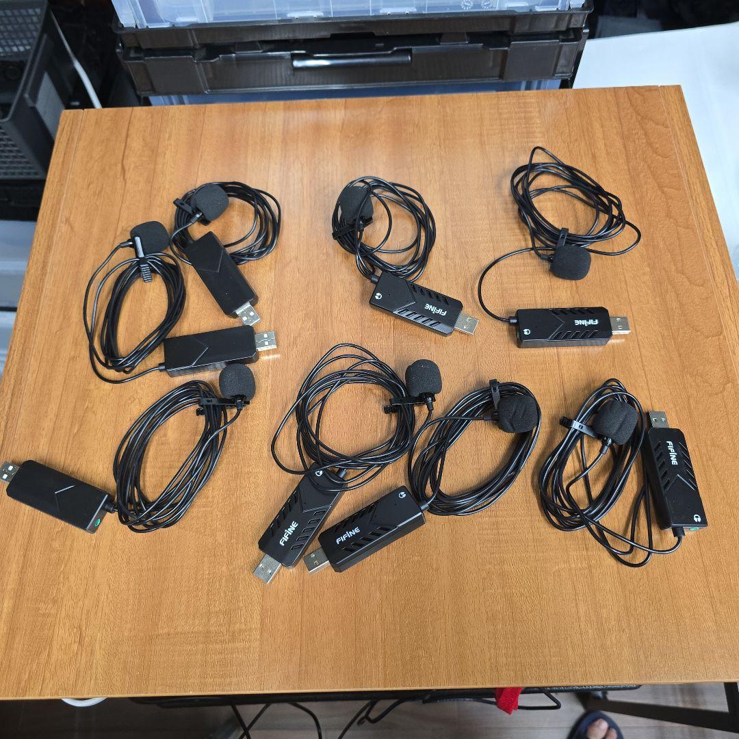 FIFINE USBラベリアマイク 7個セット