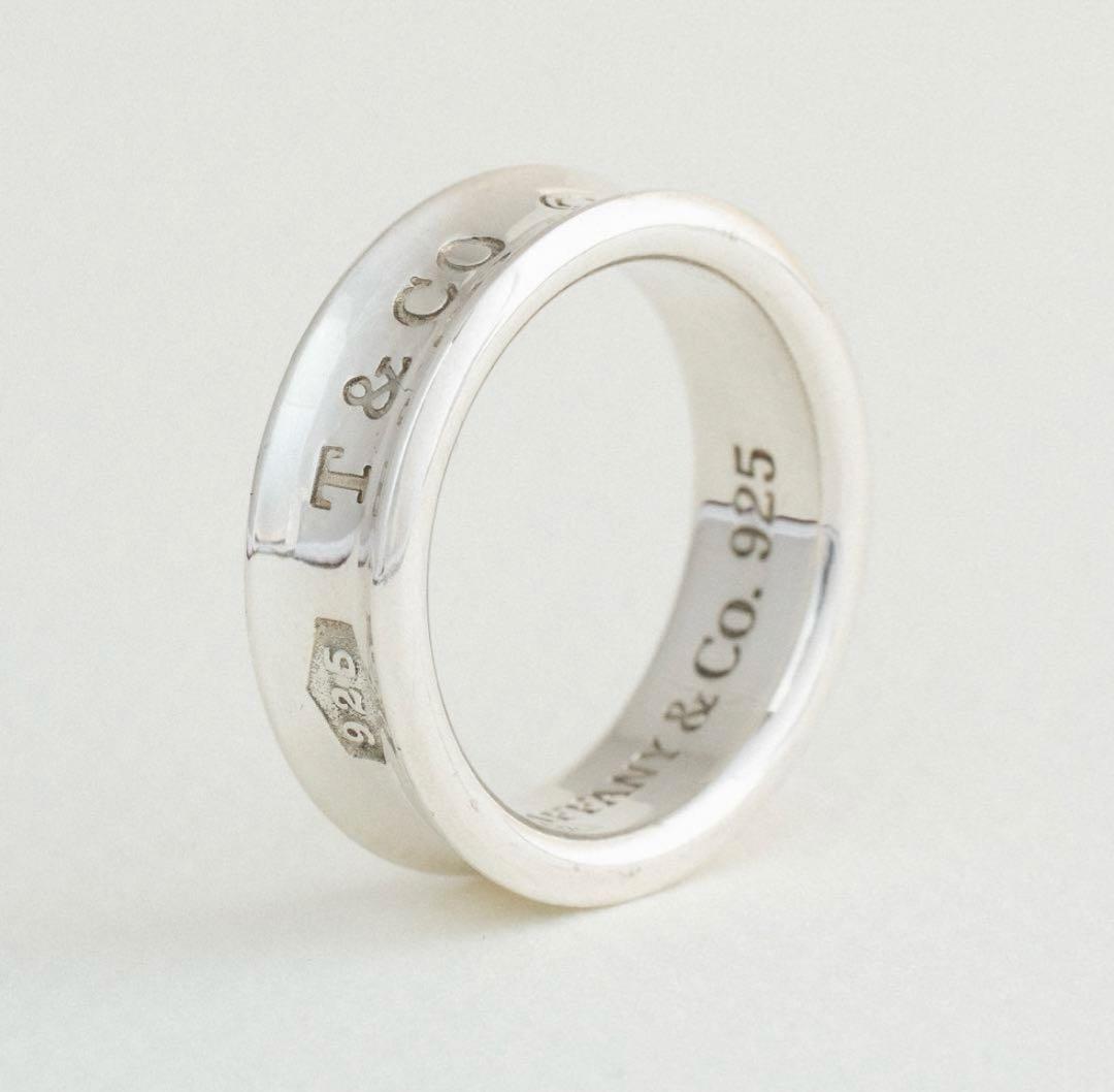 【美品】Tiffany & Co. ナローリング 16号