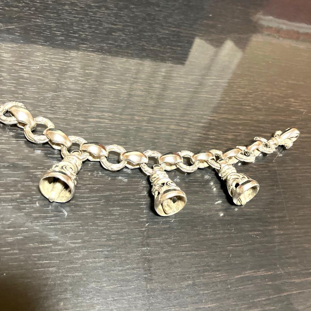 希少　ベルブレスレット silver925