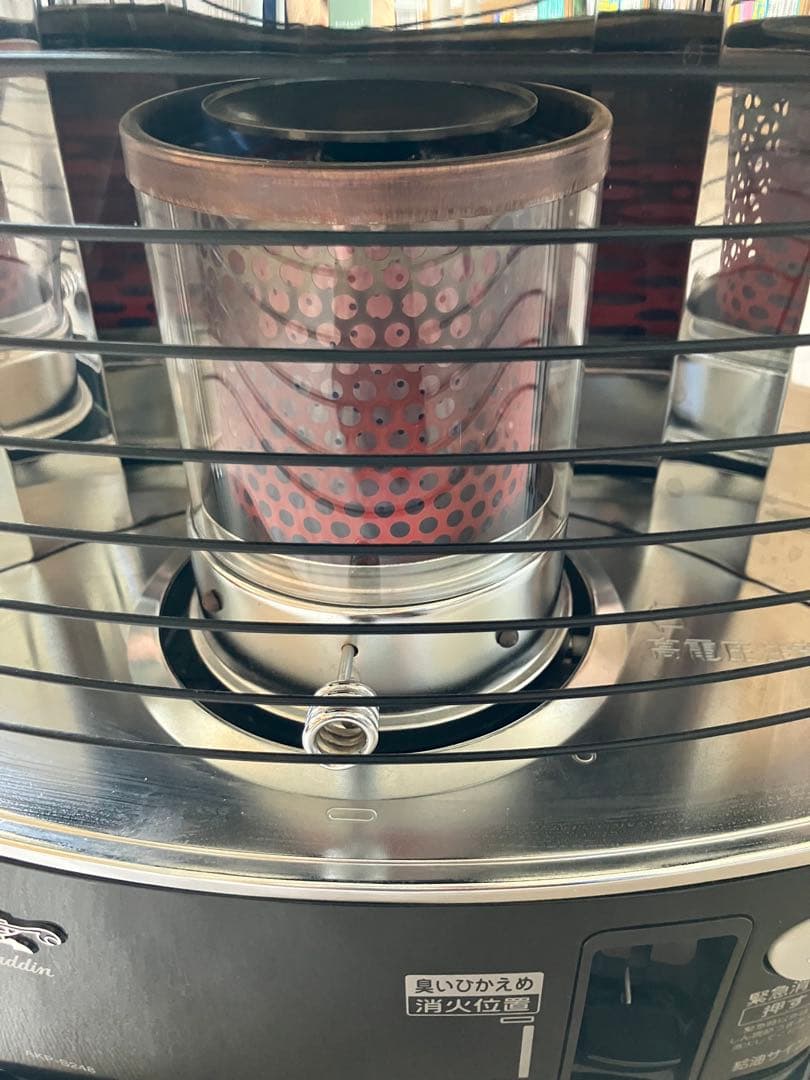 アラジン 石油ストーブ AKP-S248 2021年製 ブラック　アダプター付き