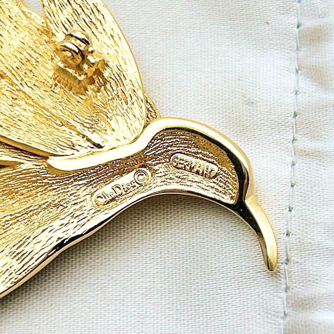 2448　 Germany製　極美品✨Dior　ブローチ　CD　ロゴ　希少　刻印