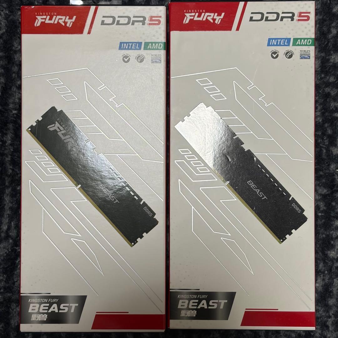 Kingston FURY Beast DDR5 メモリー 16GB 2枚セット