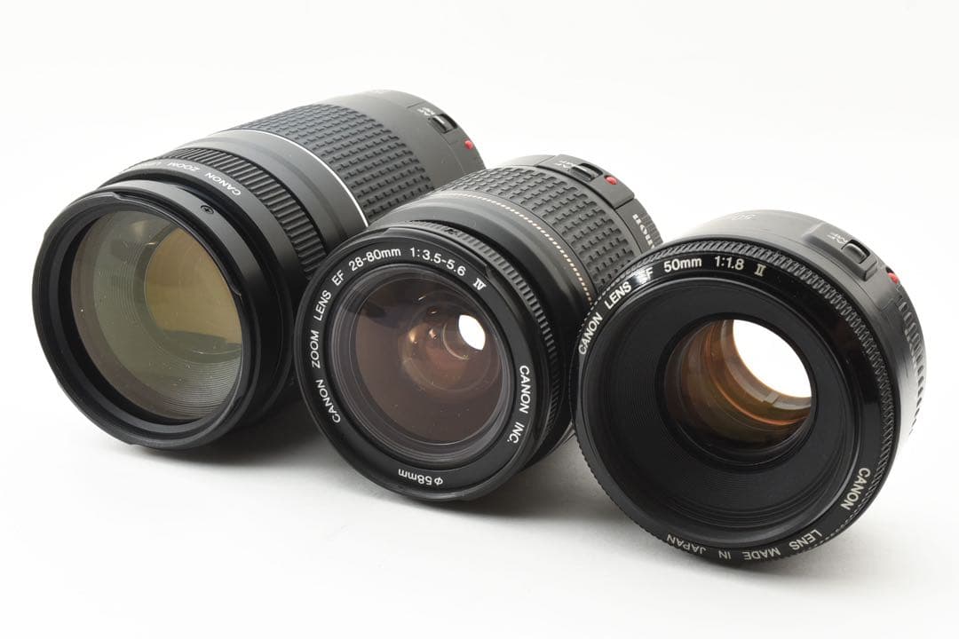 Canon EOS 9000D 標準＆望遠＆単焦点トリプルレンズセット