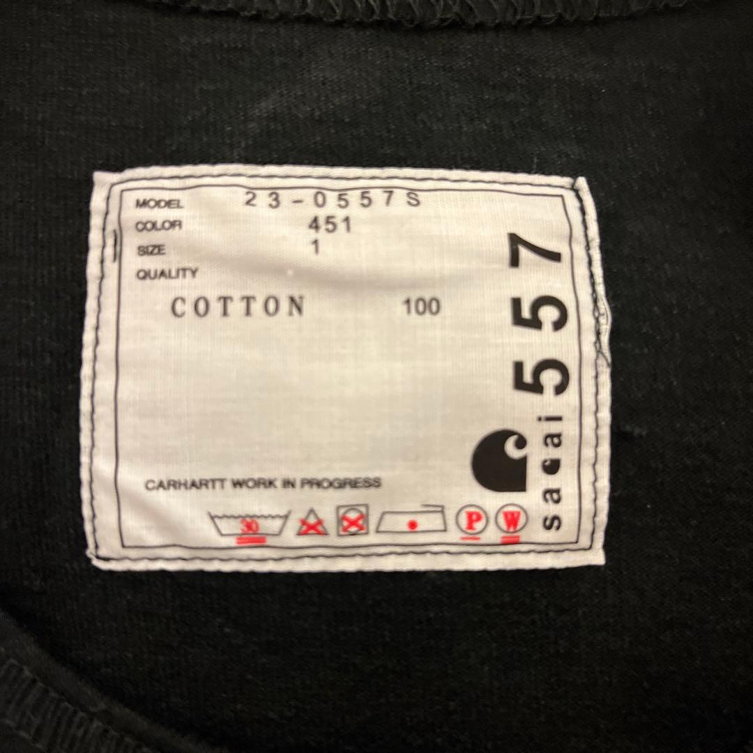 【限定品】Sacai × Carhartt WIP ポケット Tシャツ