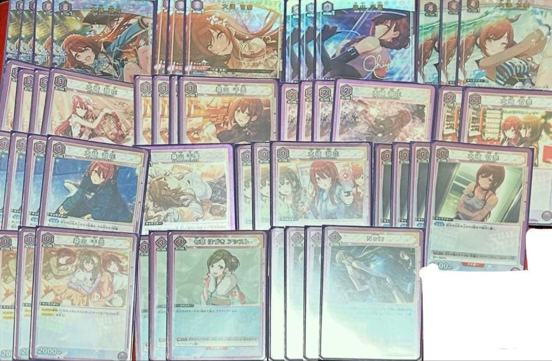 ユニオンアリーナ 紫アルストロメリア パラレル フルパラ デッキ シャニマス