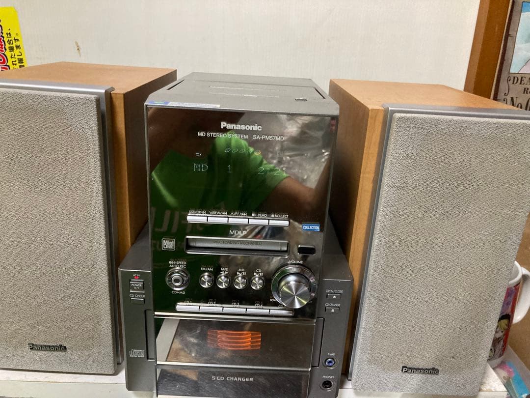 期間限定パナソニック‼️Panasonic SA-PM57MD MDステレオ