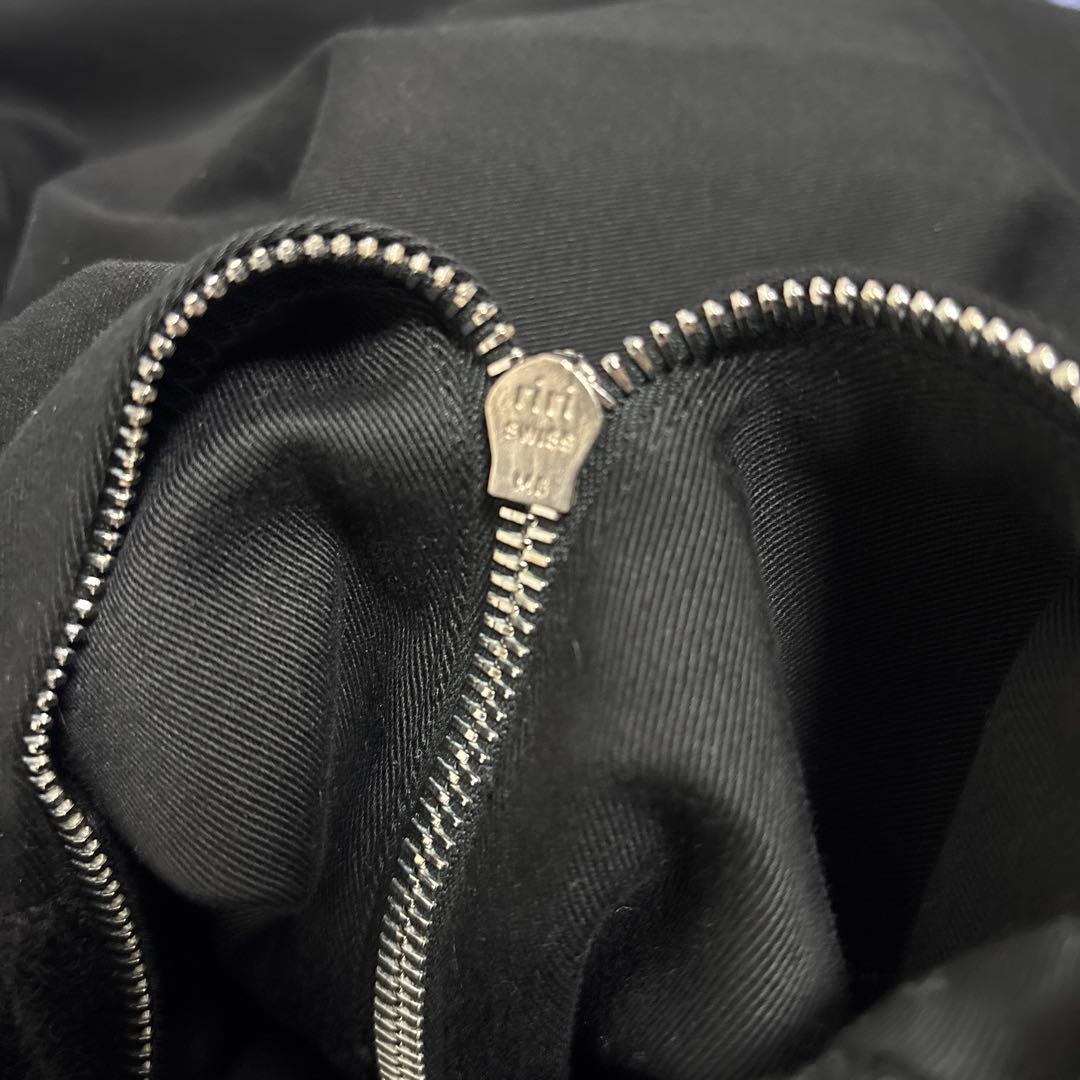 agnes b ハイネック　ブルゾン　ウール　archive opium 黒