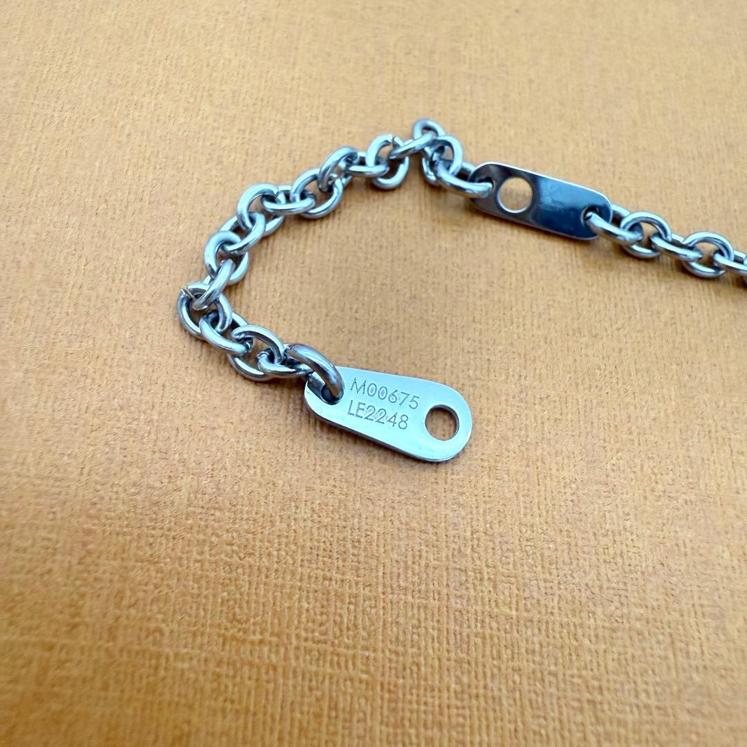 美品 ルイヴィトン ネックレス ペンダント モノグラム ボールド 3連 メタル