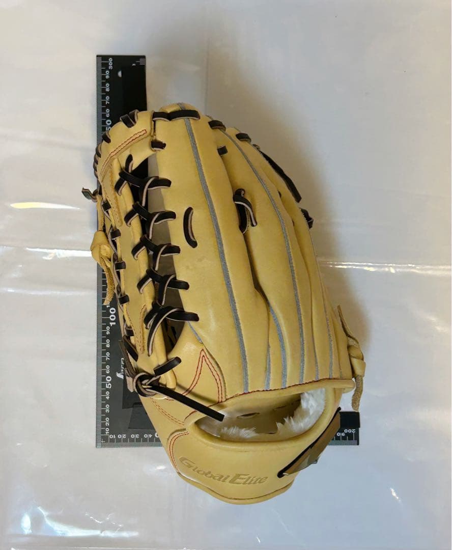 ★ほぼ新品!!★ 外野用 グローブ 左投げ用 ミズノ グローバルエリート