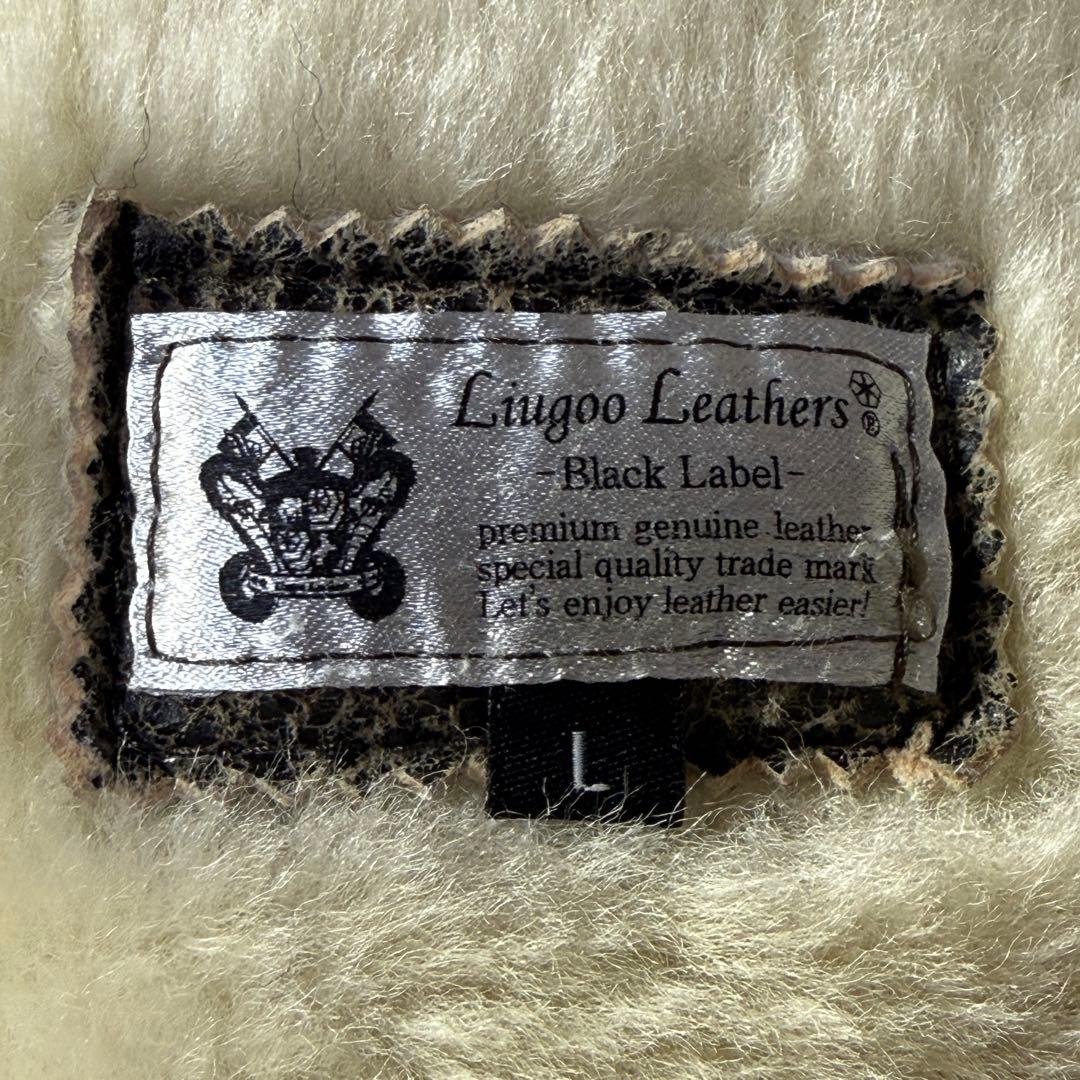 【リューグー最高級ライン】B-3 リアルムートン フライトジャケット L 超短丈