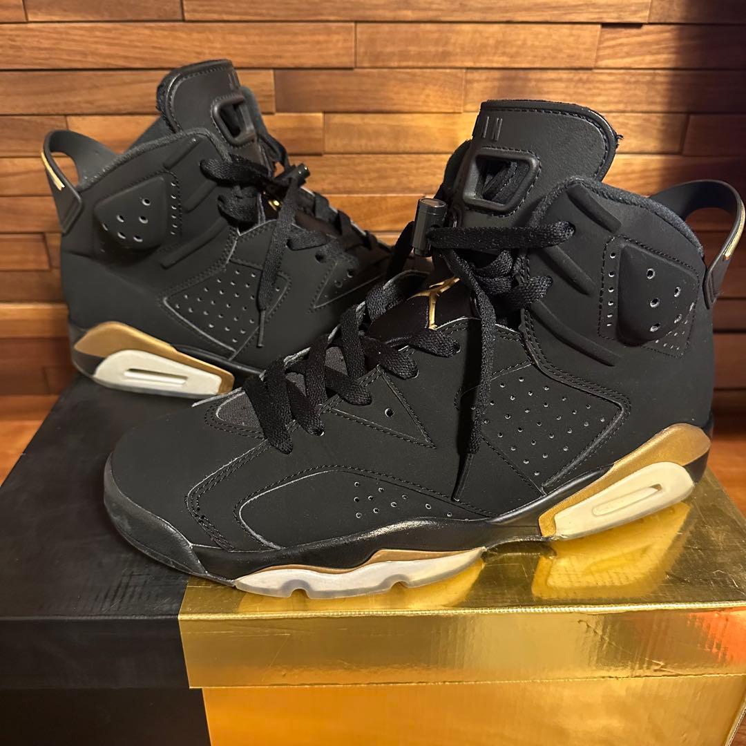Air Jordan 6 DMP NIKE ブラック/ゴールド