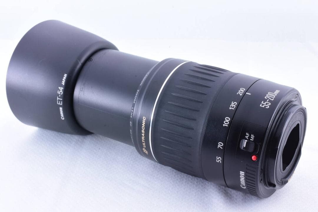 【望遠】Canon キヤノン EF 55-200mm II USM レンズフード