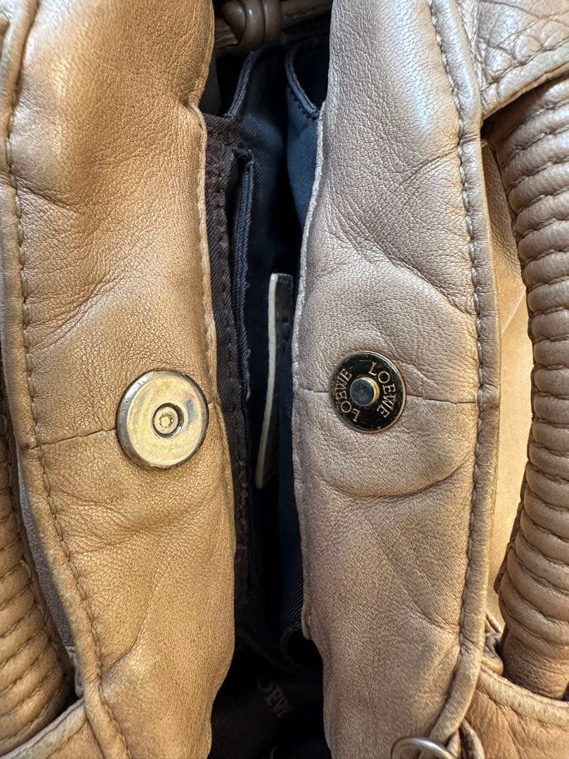 LOEWE/ロエベ/ハンドバッグ/ナッパアレイ　ゴールド