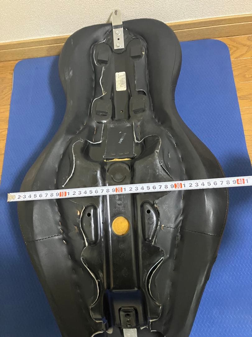 ハーレー　ダイナ　純正　シート　2アップシート　タンデムベルト付き