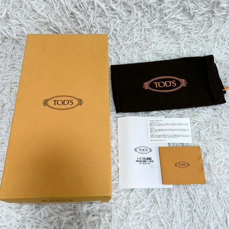 極美品 TOD’S ローファー ハラコ ブラック モカシン 36.5