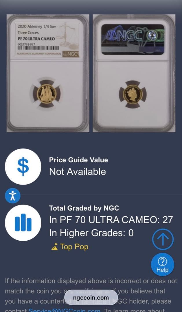 【最高鑑定】スリーグレイセス イギリス 1/4ソブリン 金貨　　エリザベス