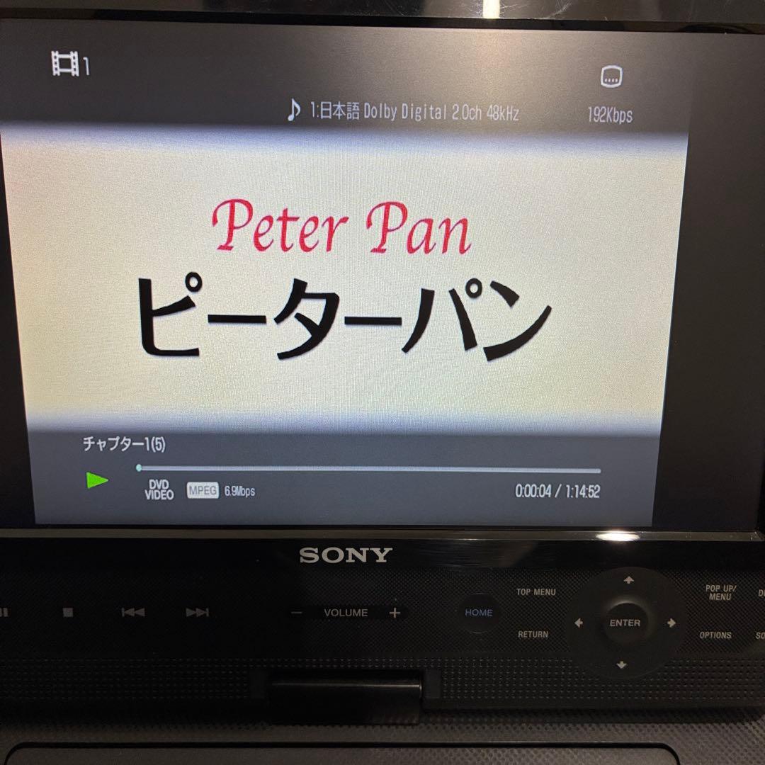 Sony ポータブルブルーレイプレーヤー　BDP-SX1 動作良好です