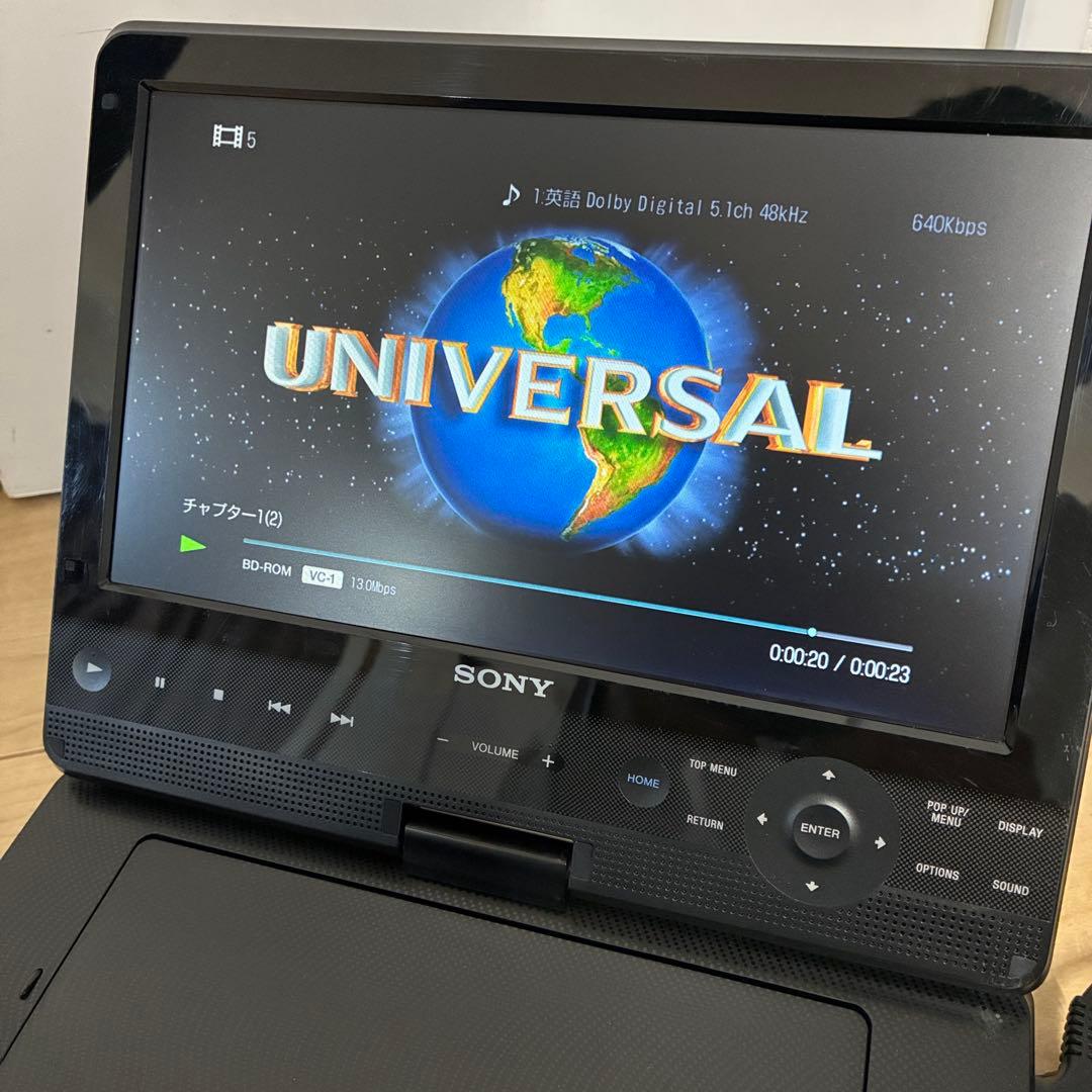 Sony ポータブルブルーレイプレーヤー　BDP-SX1 動作良好です