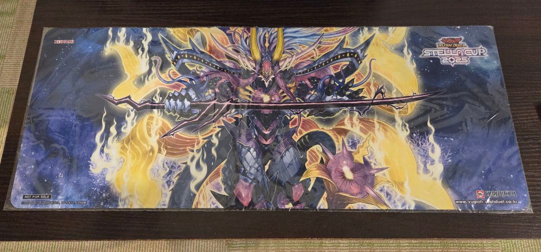 ダークマター・トランセンド・ドラゴン プレイマット 遊戯王ラッシュデュエル