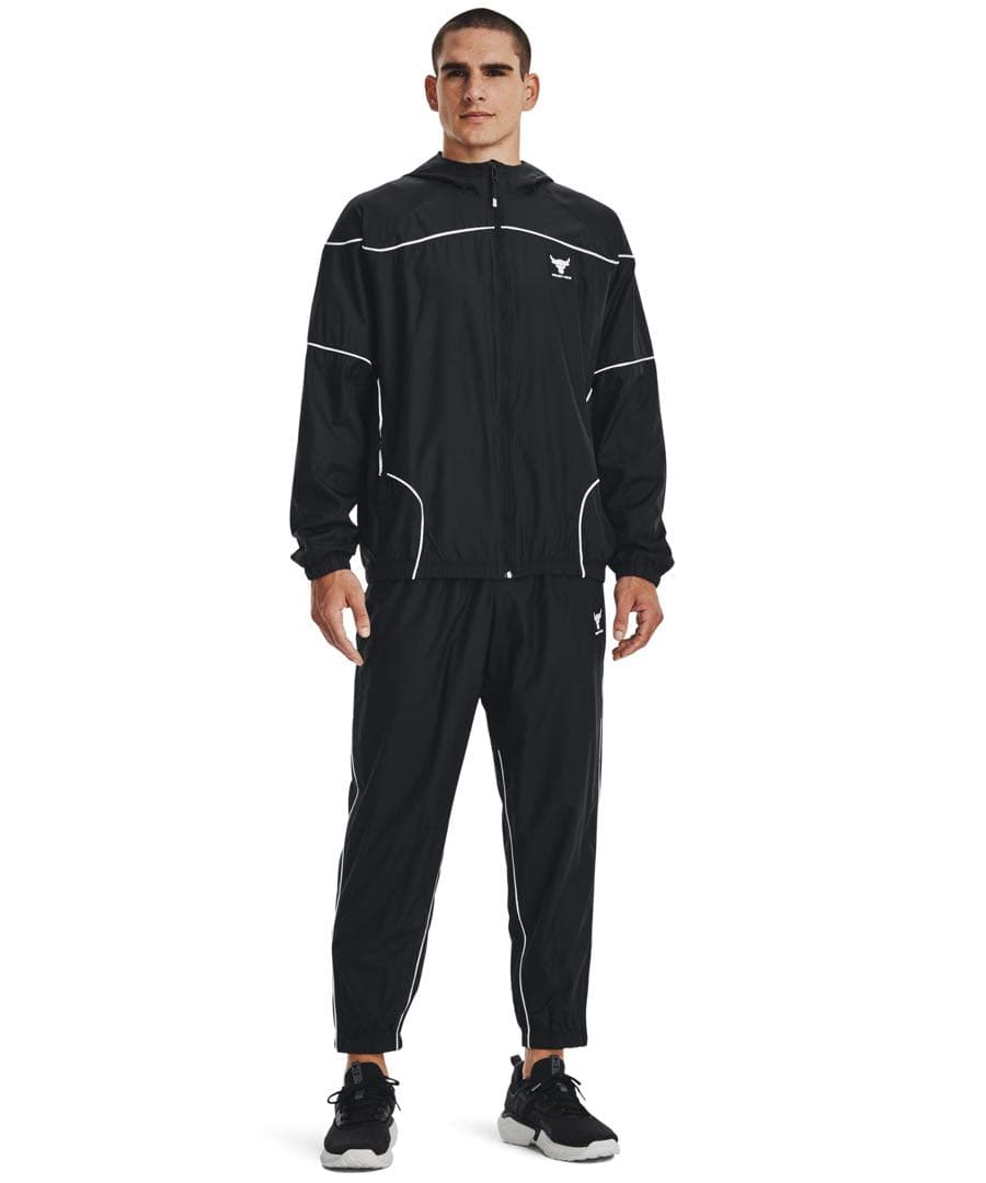 ジ*ン様 PROJECT ROCK ジャージ上下セット ブラック　アンダーアーマ