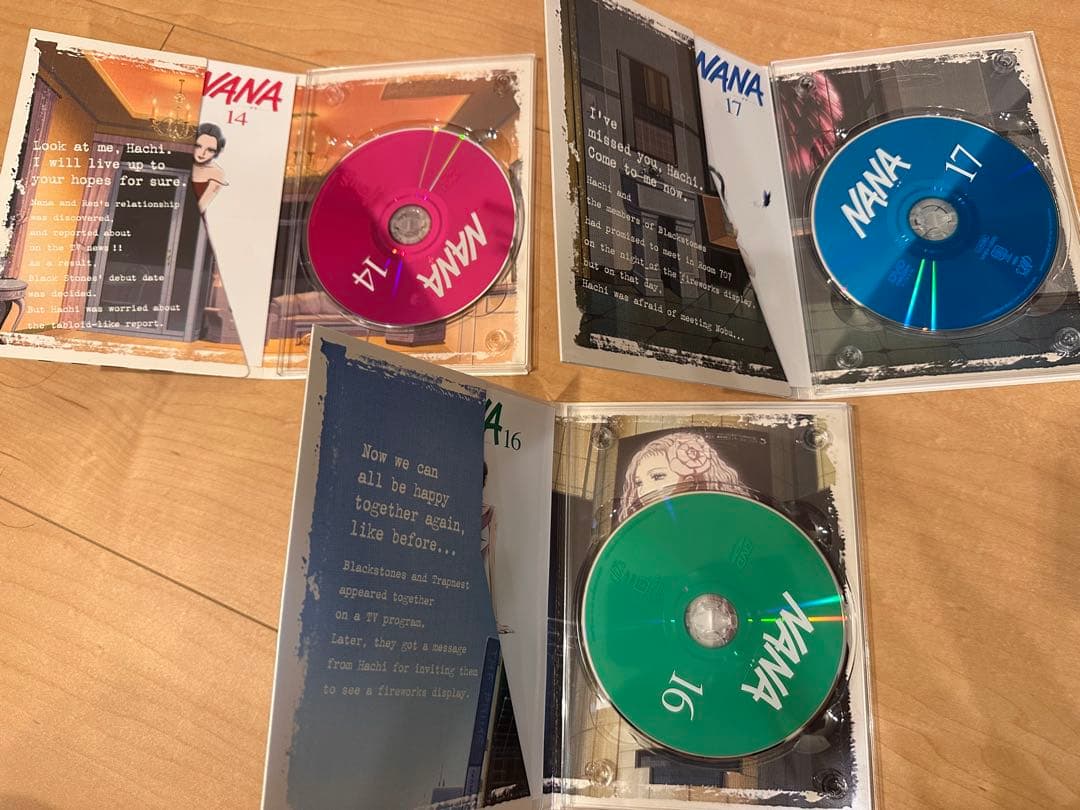 NANA アニメ　DVD 1〜18巻