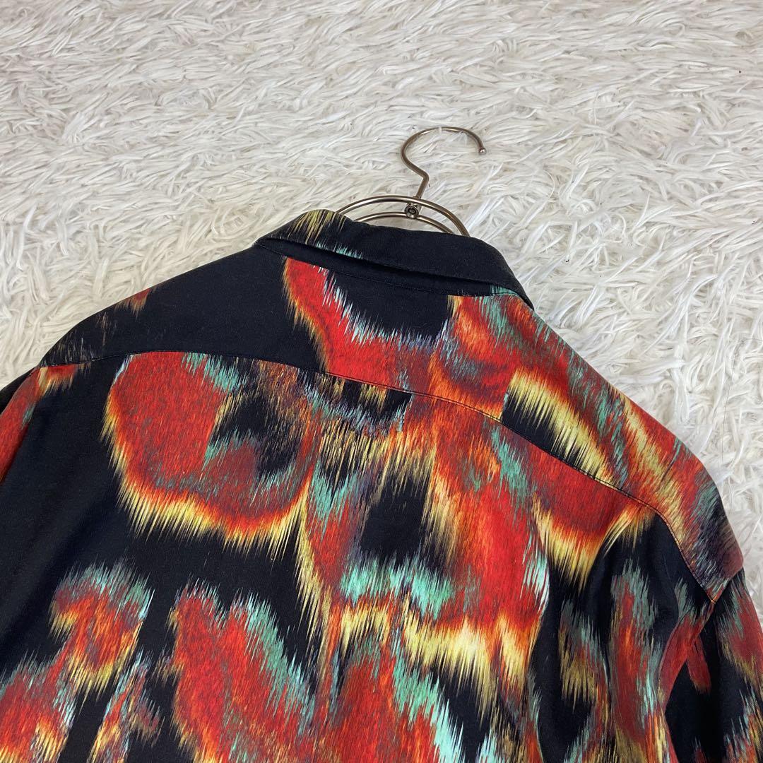 h*a様 大きいサイズ✨L✨ポールスミス　フラワー柄　総柄シャツ　現行タグ　長袖