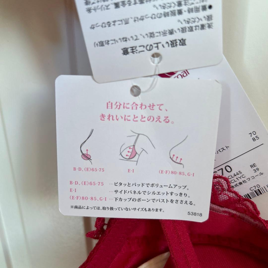 ワコール　パルファージュ　ブラジャー　ショーツ　C70M