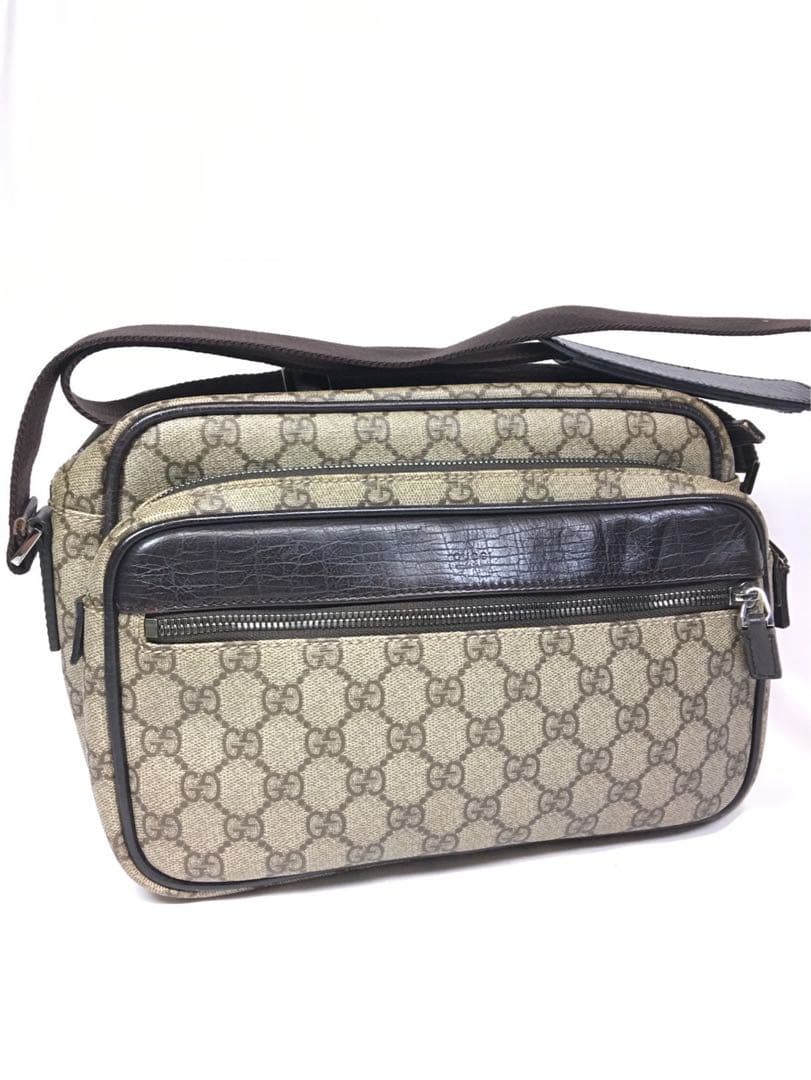 グッチ　PVC GG柄　ショルダーバッグ