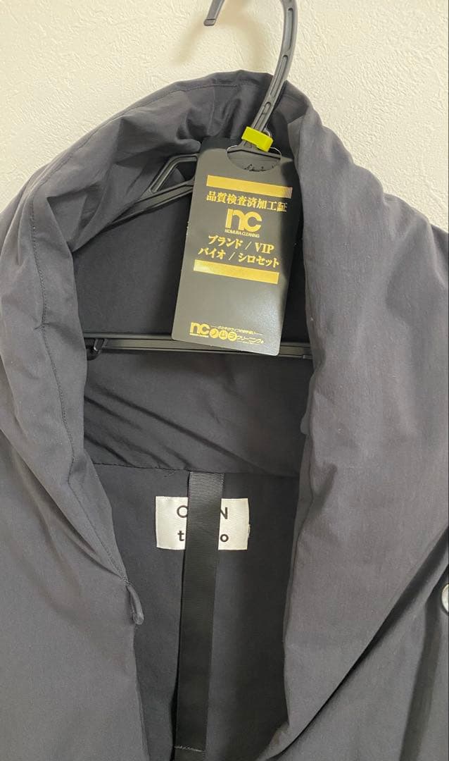 CYAN tokyo ストール ライク ダウン ベスト ブラック