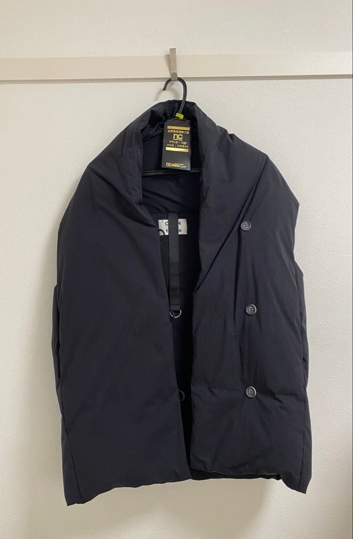 CYAN tokyo ストール ライク ダウン ベスト ブラック