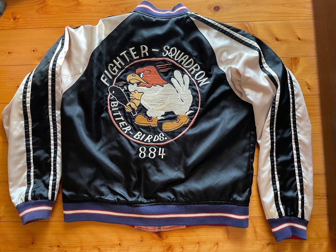 テーラー東洋　スカジャン　M品番 米空母ミッドウェイ 鷹