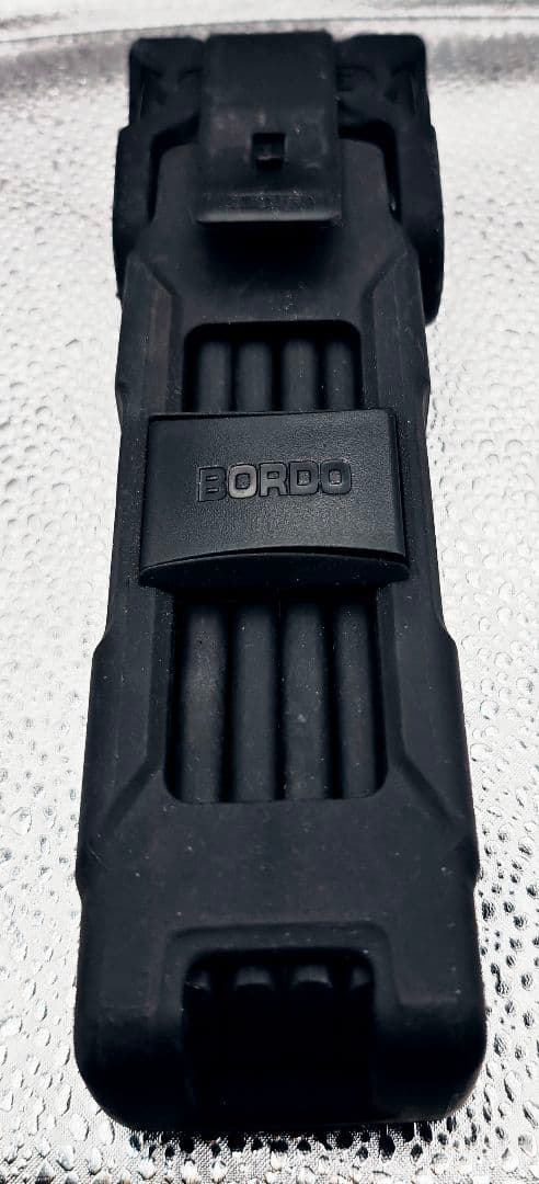 ABUS 折りたたみ最強ロック 希少シリコン巻きブラック　未使用