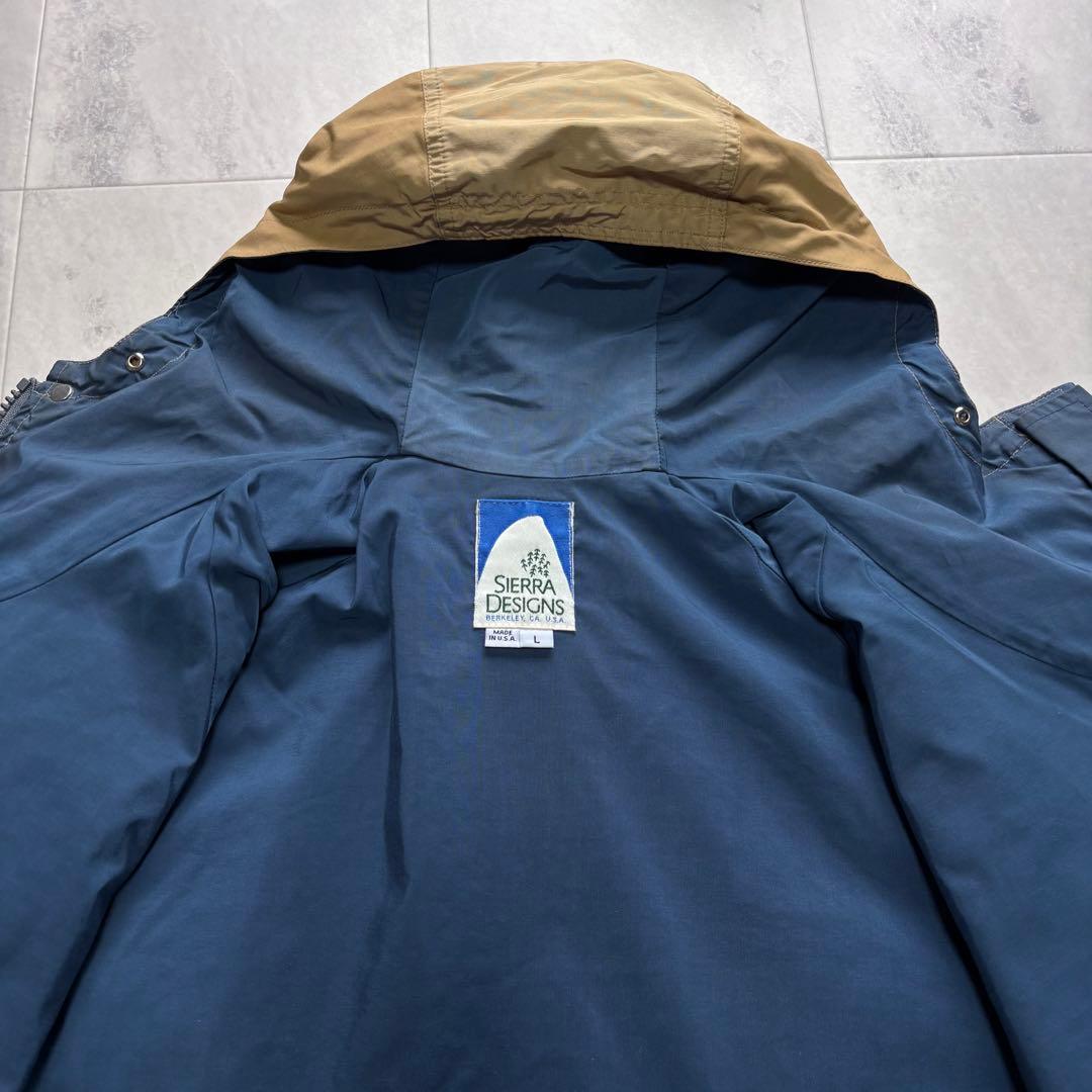 【美品】80s シェラデザイン ロクヨンパーカー USA製 Lサイズ 8本杉