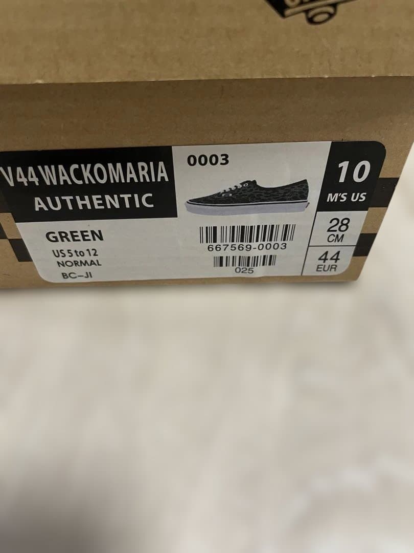 WACKO MARIA ワコマリア VANS authentic