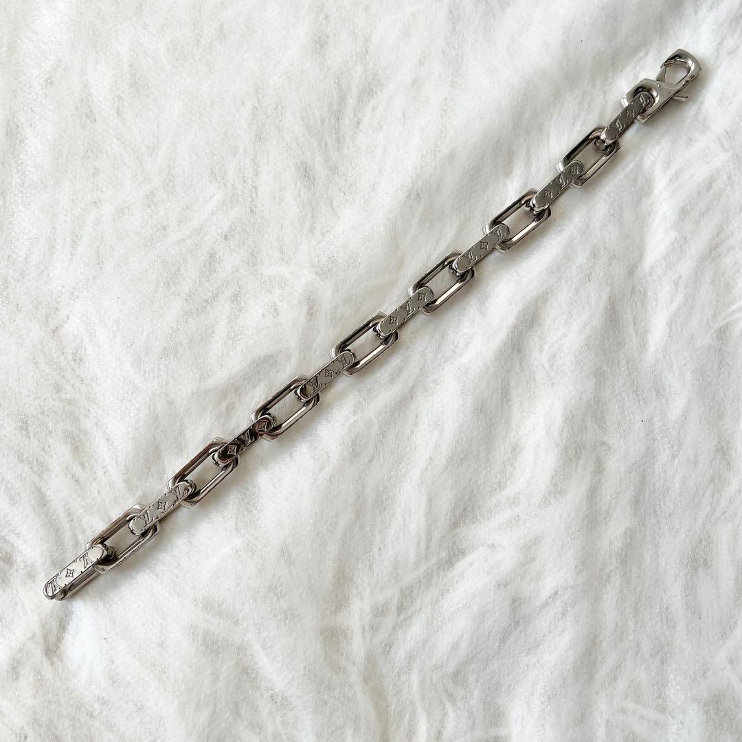 ルイヴィトン　モノグラム　ブレスレット　バングル M64224 コリエ　シルバー