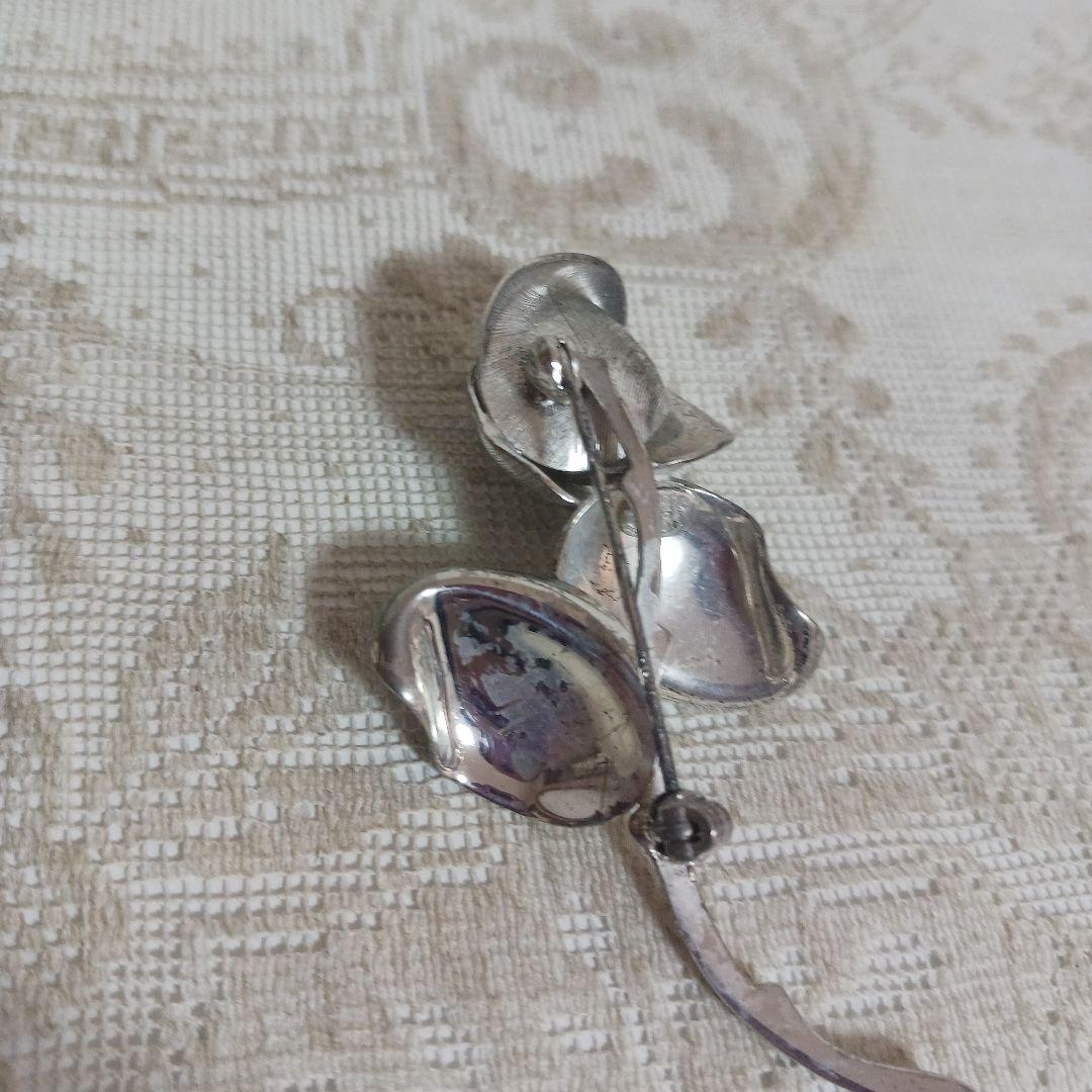 Christian Dior バラ ブローチ S925