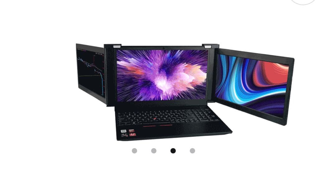 JAPANNEXT Portable Tri-Screen 10.1インチ