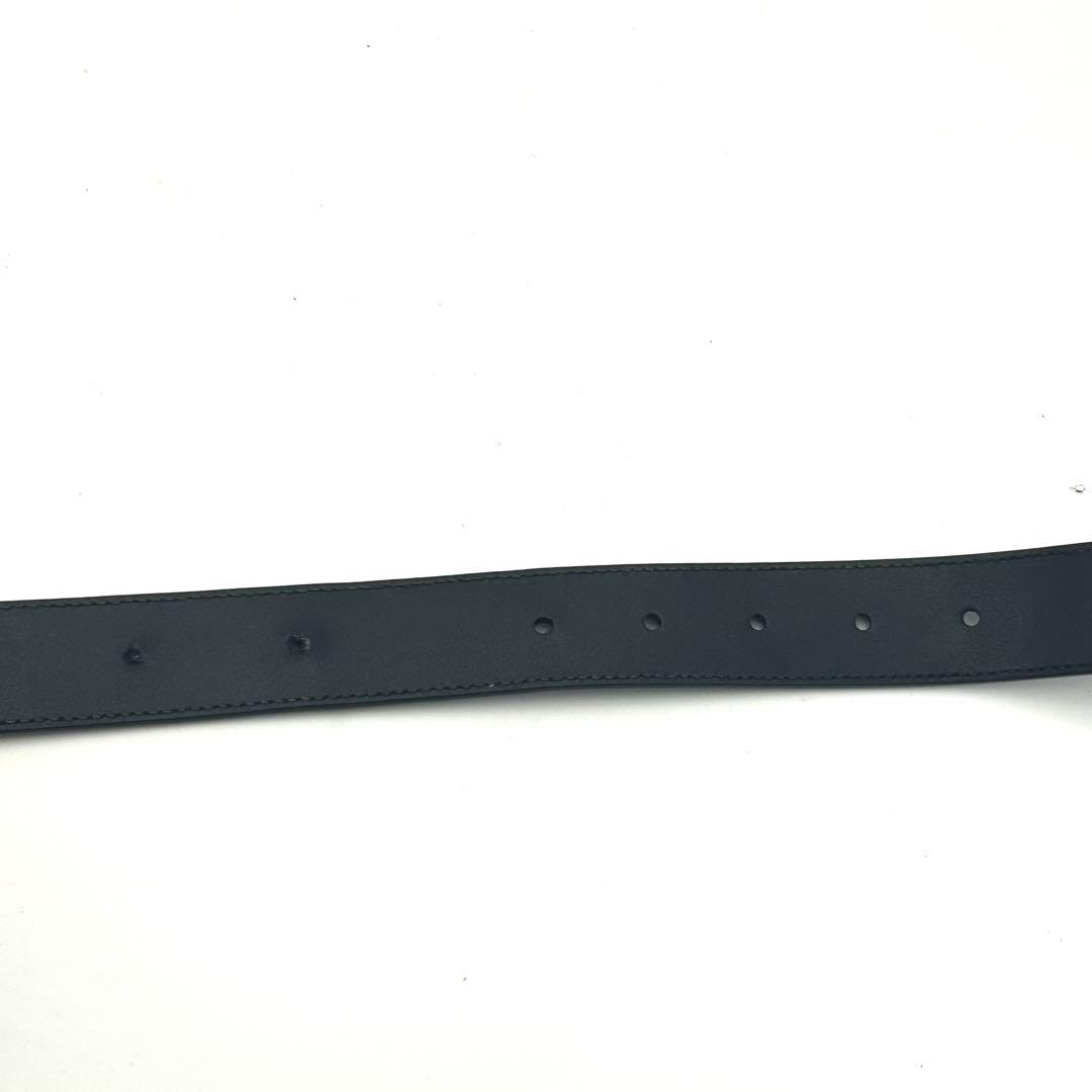 GUCCI グッチ ベルト GGマーモント レザー ブラック ゴールド