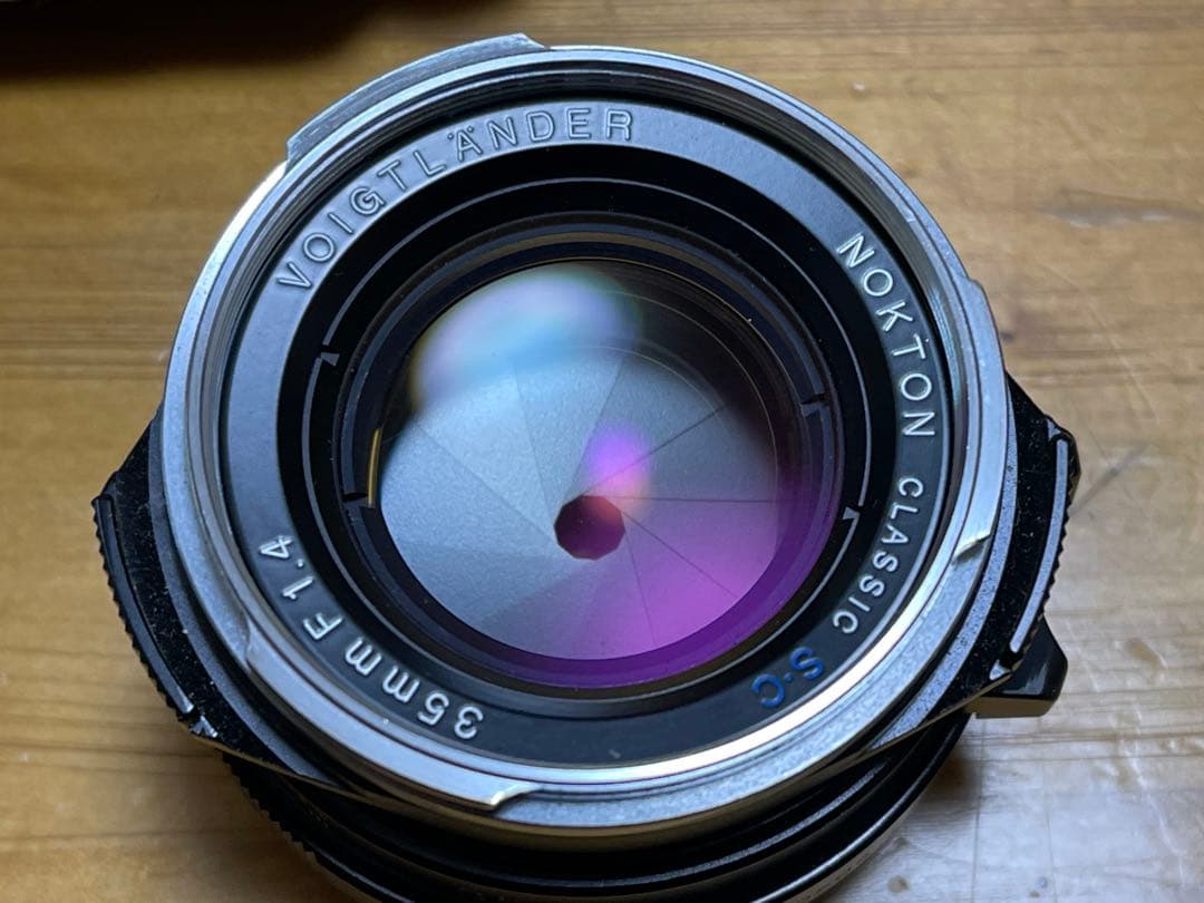 1時間タイムセール.Leica M2 Nokton 35mm F1.4 フード付