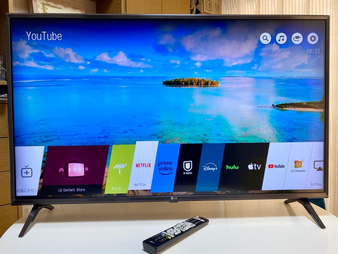 4K,Wi-Fi対応 アプリ多数 43インチ液晶テレビ LG 43UK6500