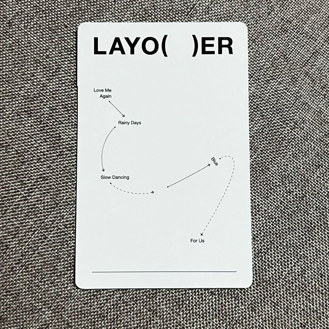 BTS テヒョン テテ LAYOVER Weverse US アメリカ トレカ