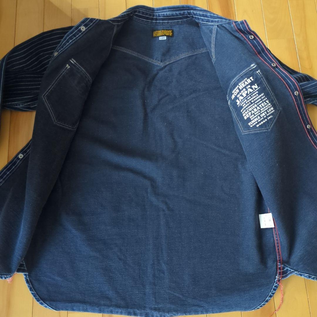 IRON HEART デニムシャツ X-LARGE ウォバッシュ