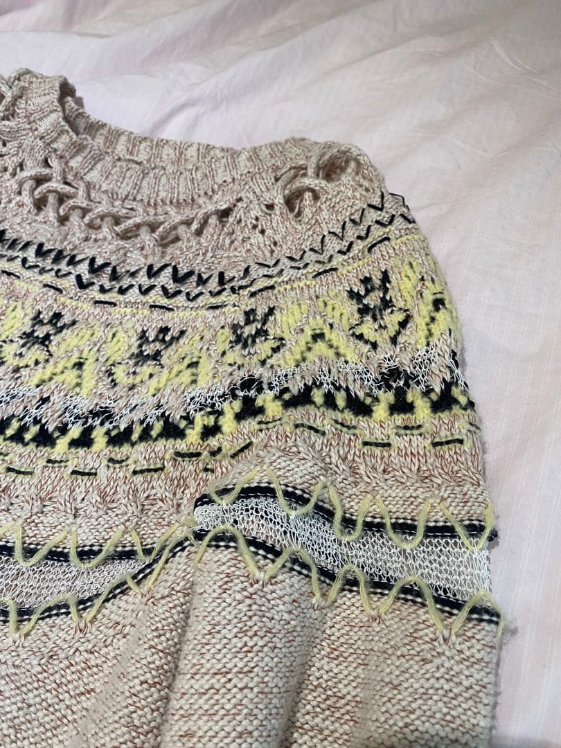 mame '21SS PRE COLLECTION ノルディックセーター