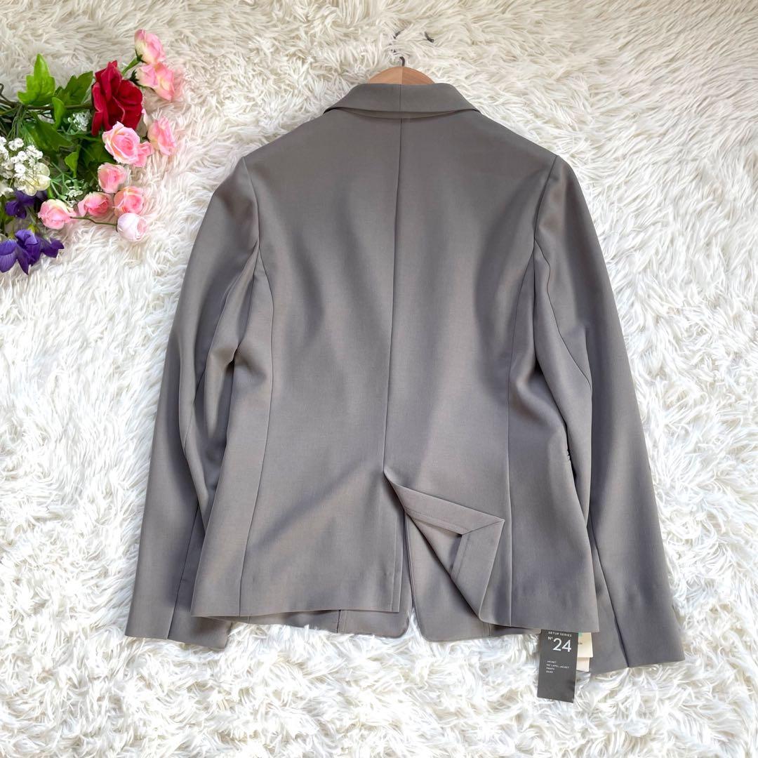 新品未使用グリーンレーベルリラクシング　パンツスーツセットアップ洗える