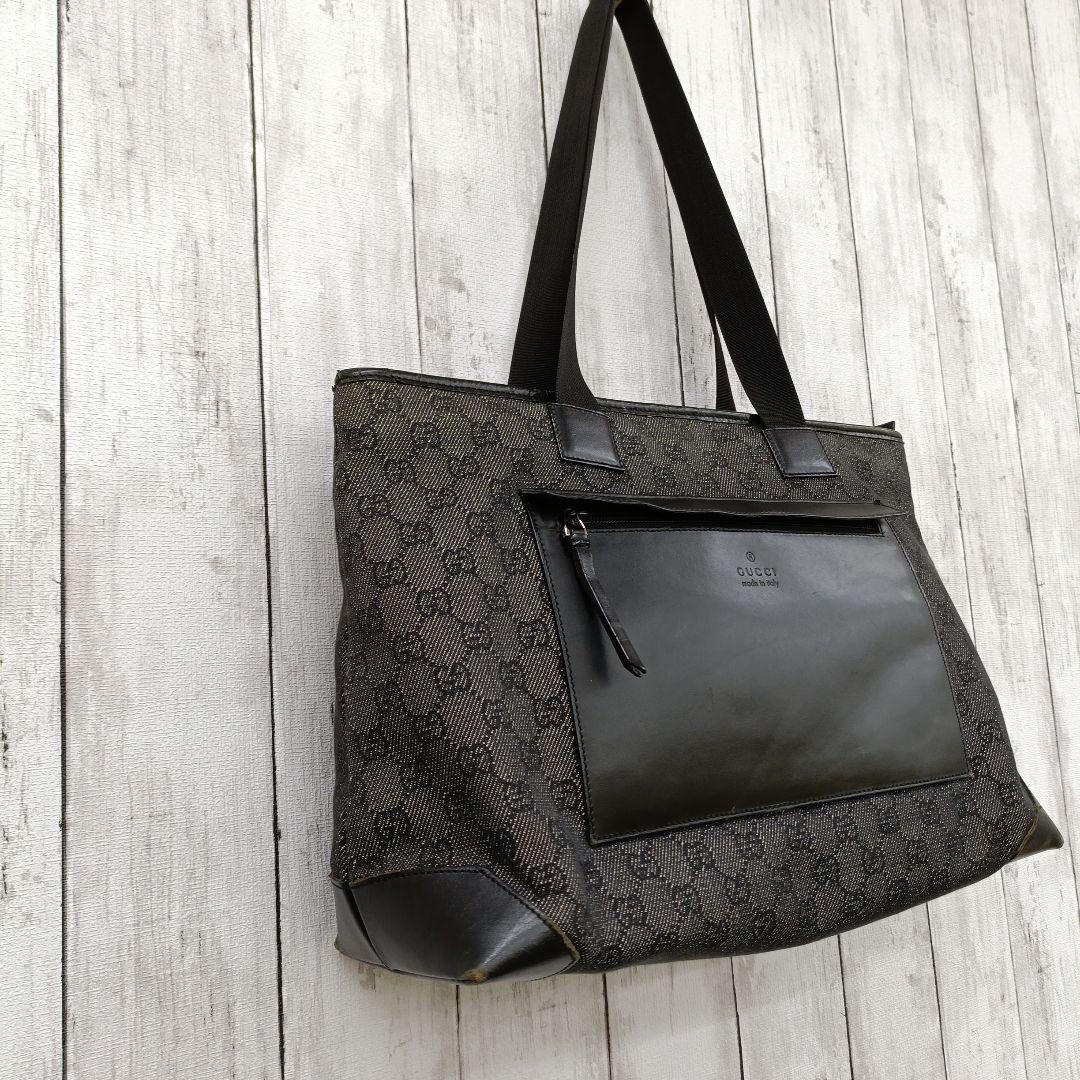 【GUCCI 】トートバッグ肩掛け GG柄　ビジネスバッグ