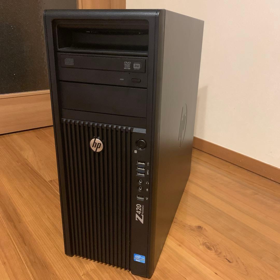 ワークステーション HP Z420 Quadro600 win11 office2021